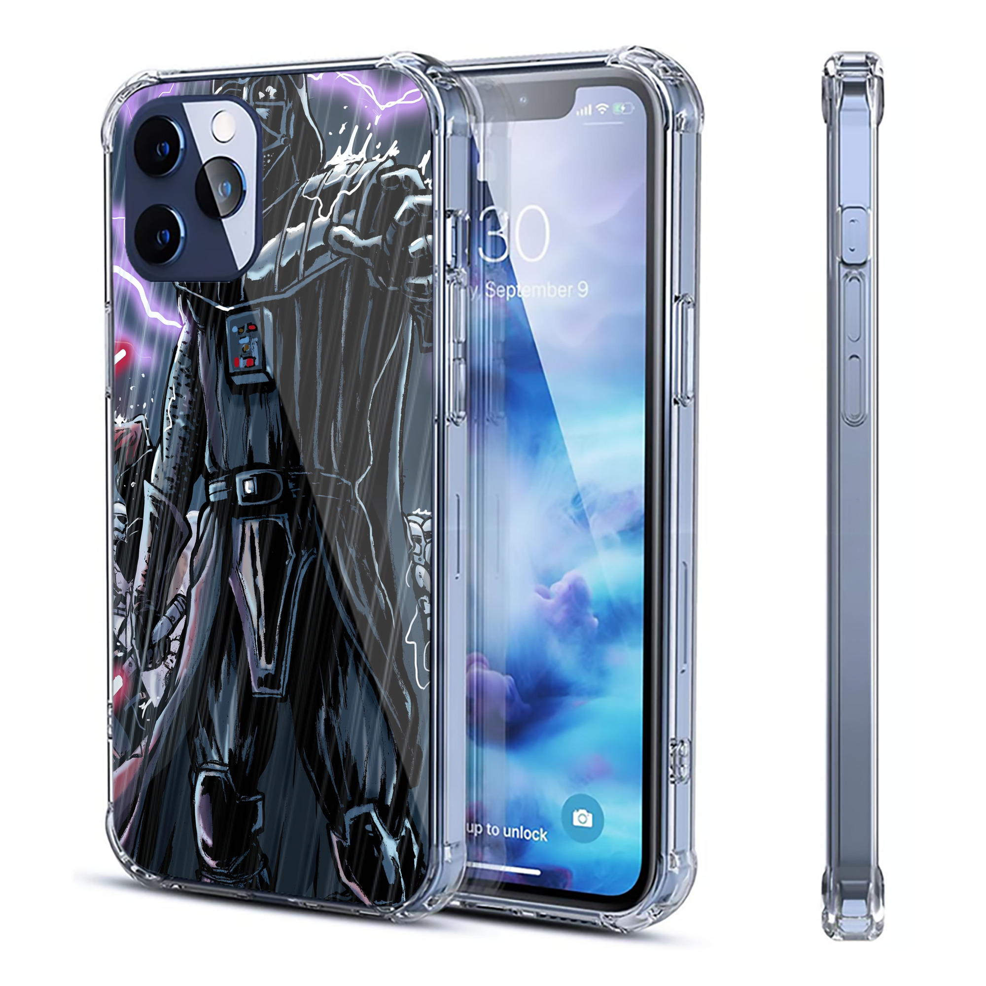 （画像用） スター・ウォーズ Star Wars 【iPhone 12シリーズ対応】透明スマホケース（クリアソフトケース）